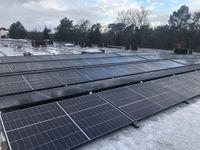 100kWp Photovoltaikanlage auf einem Flachdach